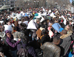 pillow-fight